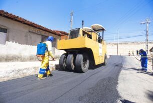 Prefeitura de Teresina finaliza obra de recapeamento em sete ruas do bairro Horto Florestal