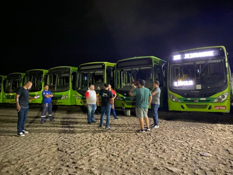 STRANS inicia operação de instalação dos rastreadores/GPS nos veículos da frota de ônibus de Teresina