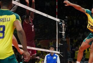 Brasil inicia Pré-Olímpico de vôlei masculino derrotando o Catar