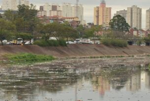 Mancha de poluição no Rio Tietê quase dobra em dois anos