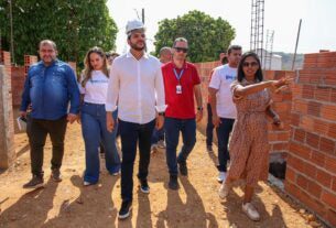 Secretário Washington Bandeira visita obras de escola e da sede da 11ª GRE em Uruçuí