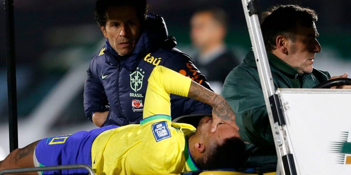 CBF confirma ruptura de ligamento cruzado anterior de joelho de Neymar