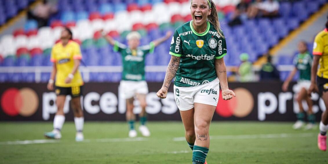 Palmeiras aplica goleada de 5 a 0 na estreia da Libertadores feminina