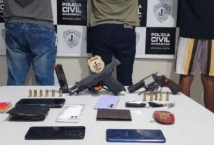 NA CAPITAL, POLÍCIA CIVIL PRENDE TRÊS INTEGRANTES DE ASSOCIAÇÃO CRIMINOSA PORTANDO ARMAS DE FOGO