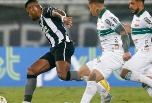 Brasileiro: Botafogo pega Coritiba tentando voltar à luta pelo título