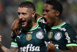 Palmeiras derrota Internacional e assume liderança do Brasileiro