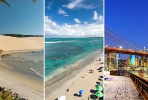 porto de galinhas, natal e nova york