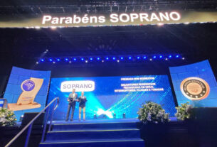 Soprano recebe Prêmio Anamaco 2023, referência no setor de construção