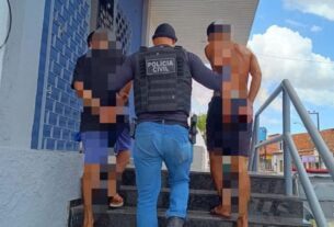 NO BAIRRO DA ILHINHA, DOIS IRMÃOS SUSPEITOS DE FURTAREM LOJA DE EQUIPAMENTOS HOSPITALARES SÃO PRESOS PELA POLÍCIA CIVIL