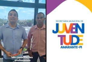 Secretário Adalto do Gás fortalece parceria para desenvolvimento da Juventude de Amarante