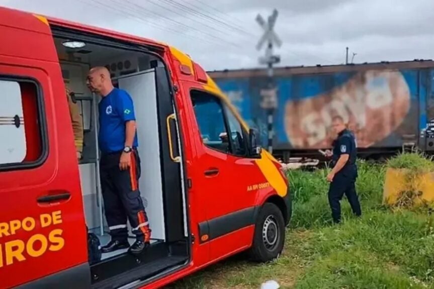 homem morre atropelado por trem em Pinhais