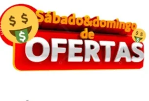 sábado e domingo de ofertas