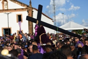 Devotos de Amarante e São Francisco do Maranhão reforçam a fé na Via Sacra em Oeiras