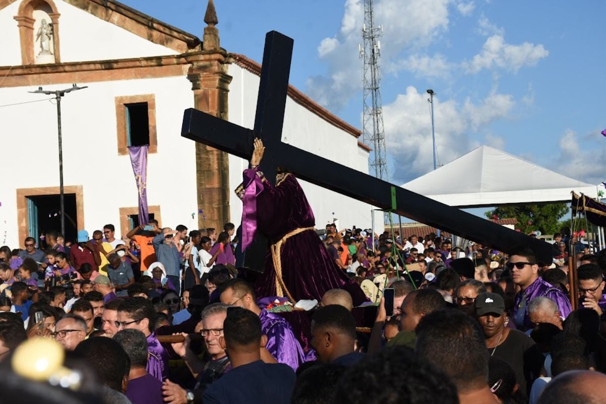 Devotos de Amarante e São Francisco do Maranhão reforçam a fé na Via Sacra em Oeiras