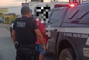 HOMEM É PRESO PELA POLÍCIA CIVIL PELO CRIME DE VIOLÊNCIA DOMÉSTICA NA GRANDE ILHA