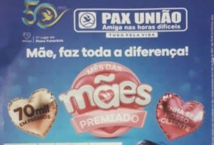 Mês das Mães Premiado Pax União 70 Mil em Prêmios!