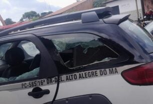 POR DANIFICAR UMA VIATURA COM UM MARTELO, HOMEM É PRESO PELA POLÍCIA CIVIL EM ALTO ALEGRE DO MARANHÃO