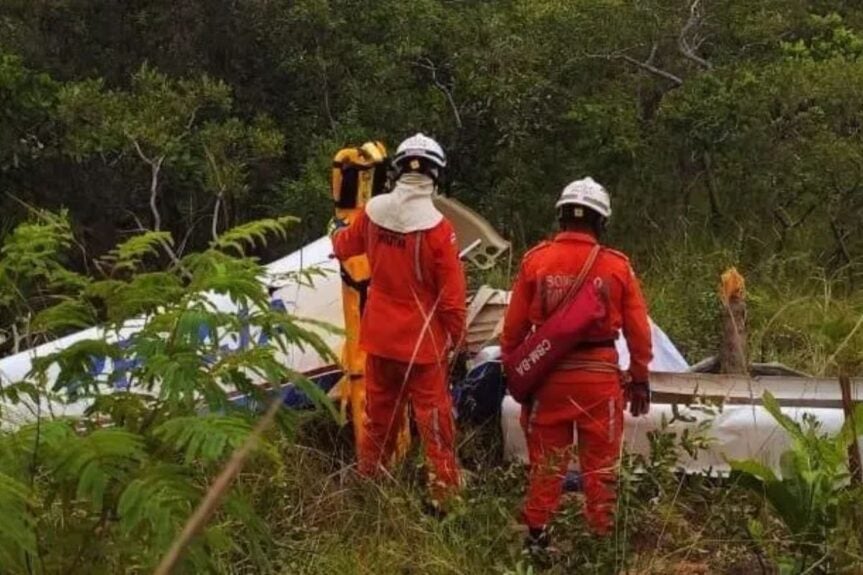 Tragédia em Barreiras Três mortos em queda de avião