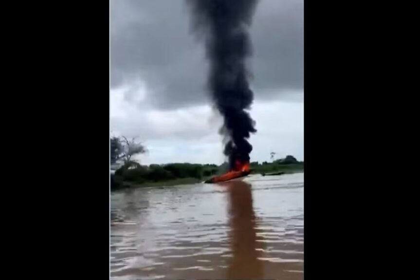 explosão de lancha em monção, no maranhão