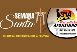 semana santa no afonsinho, em regeneração