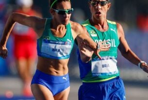 Brasil garante vaga na prova do revezamento misto dos Jogos de Paris
