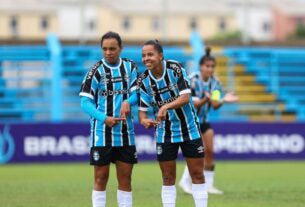 Grêmio goleia Avai/Kindermann por 6 a 0 no Brasileirão Feminino