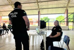 PCCE realiza palestra sobre cyberbullying para jovens de escola em Quiterianópolis