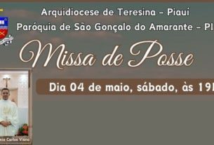 missa de posse do novo pároco de amarante