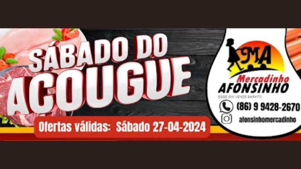 sábado do açougue no mercadinho afonsinho