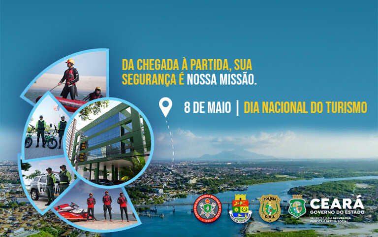 Dia Nacional do Turismo: Forças de Segurança do Ceará possuem serviços voltados para turistas