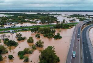 Defesa civil pede a civis que não subam drones no Rio Grande do Sul