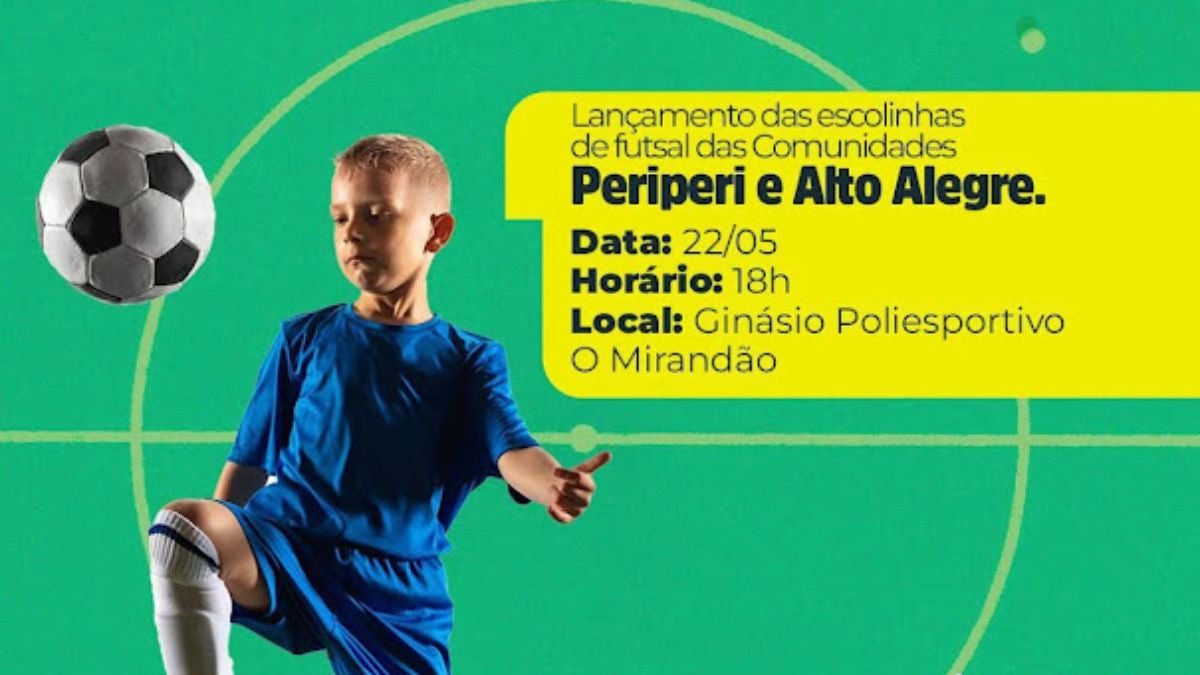 Prefeitura de Amarante lança escolinhas de futsal 'Craques em ação' nesta quarta-feira