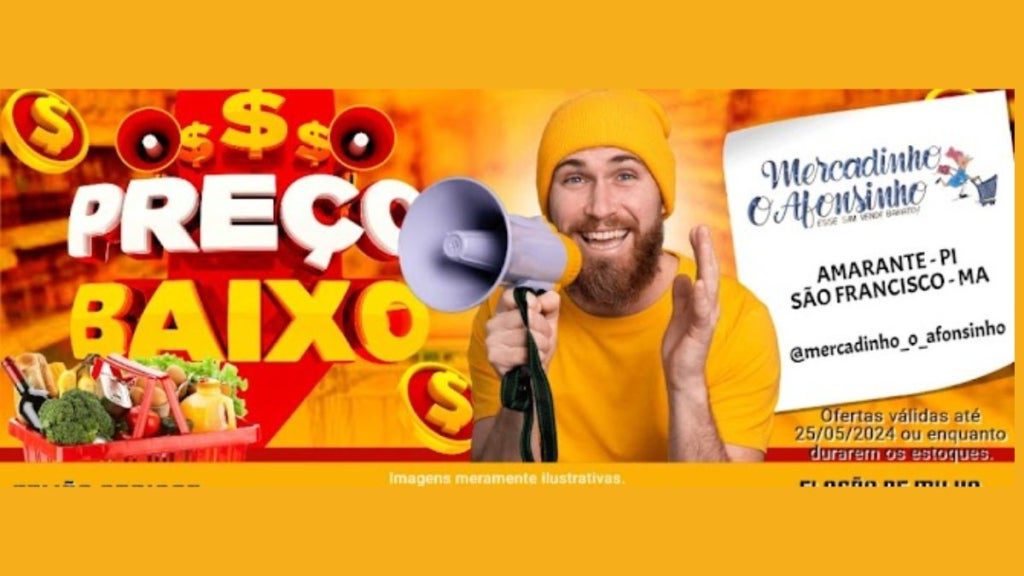 Promoção imperdível no Mercadinho Afonsinho, em Amarante e São Francisco do MA!