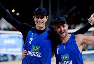 Vôlei de Praia: André e George se garantem nos Jogos de Paris