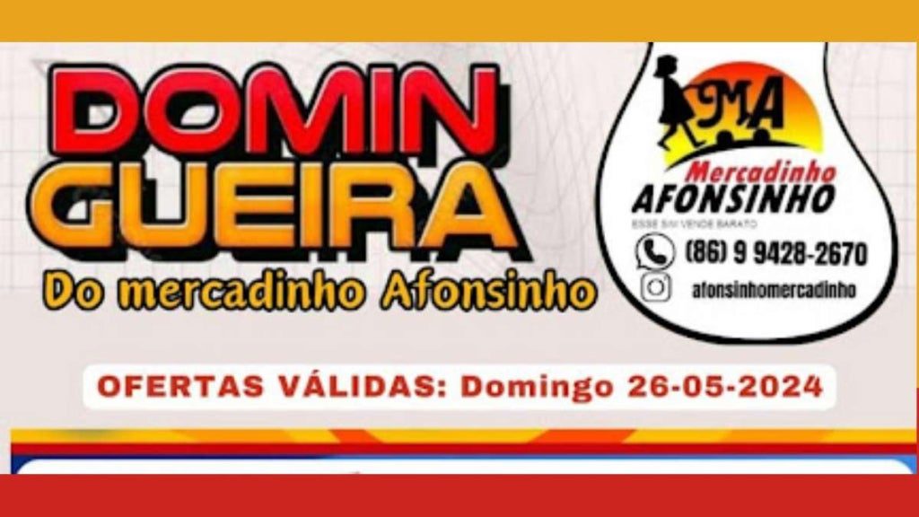 domingueira do mercadinho afonsinho