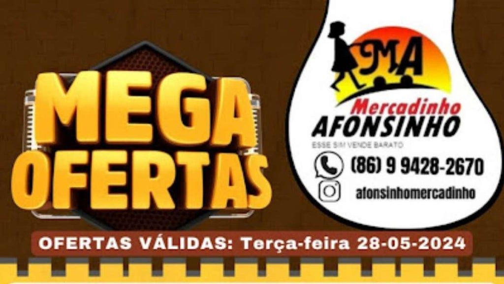 mega ofertas no mercadinho afonsinho nesta terça