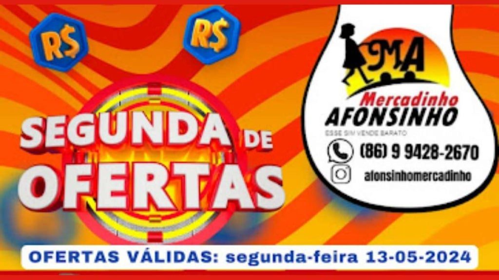 mercadinho afonsinho - segunda de ofertas