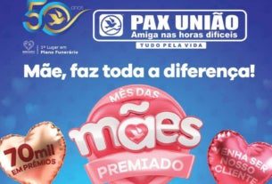 mês das mães pax união