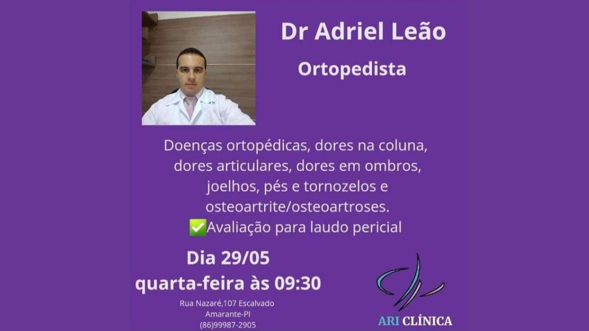 ortopedista em amarante na ari clínica