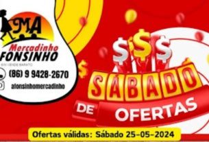 sábado de ofertas no mercadinho afonsinho