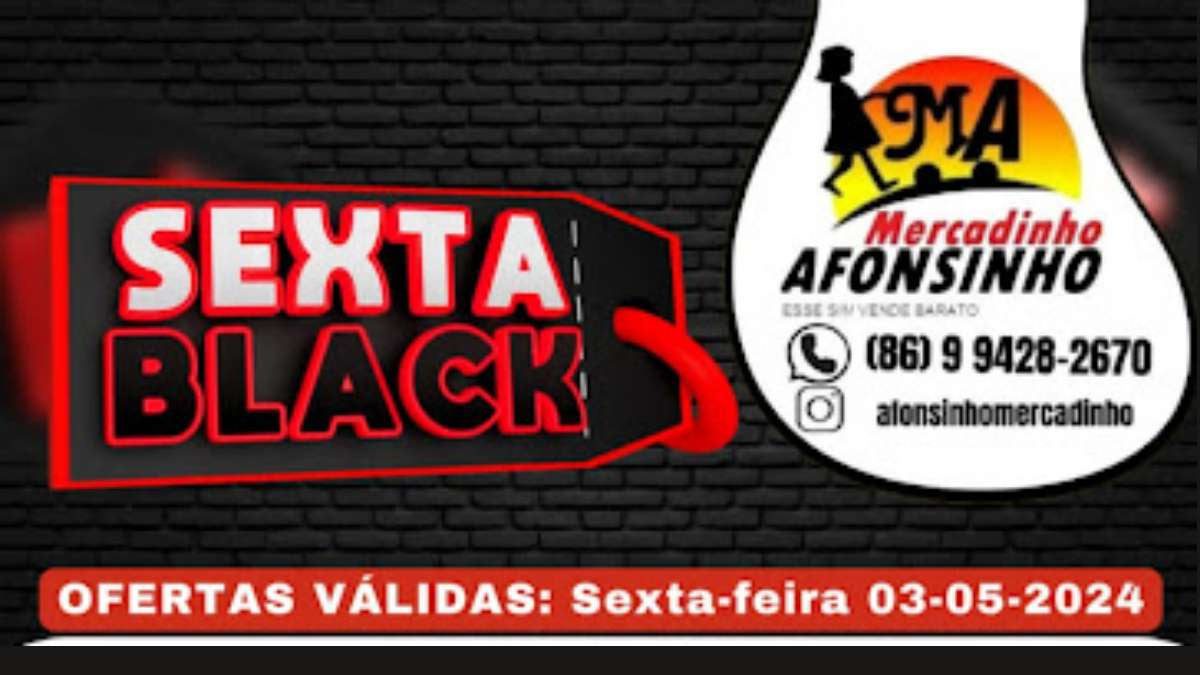 sexta black no afonsinho em regeneração