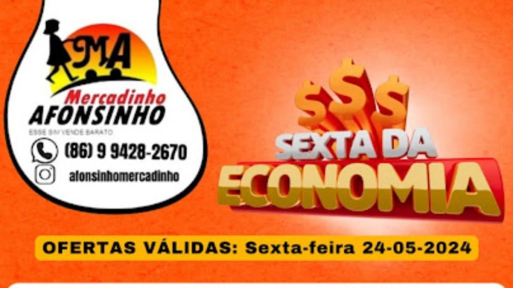 sexta-feira da economia no mercadinho afonsinho