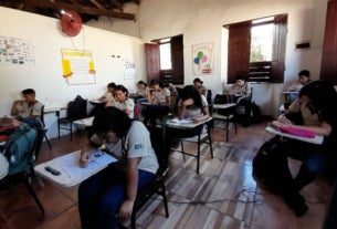 Alunos do Educandário Menino Jesus participam da primeira fase da 19ª OBMEP