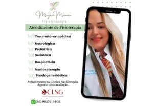 Conheça a fisioterapeuta Mayra Moura na Clínica São Gonçalo!