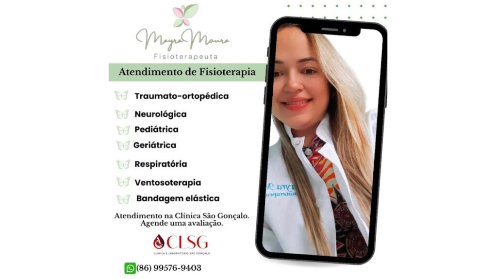 Conheça a fisioterapeuta Mayra Moura na Clínica São Gonçalo!