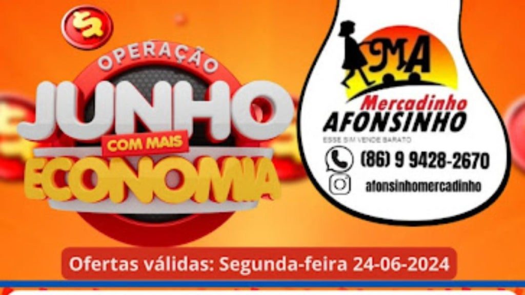Operação Junho com Mais Economia traz variedades e preços baixos no Mercadinho Afonsinho
