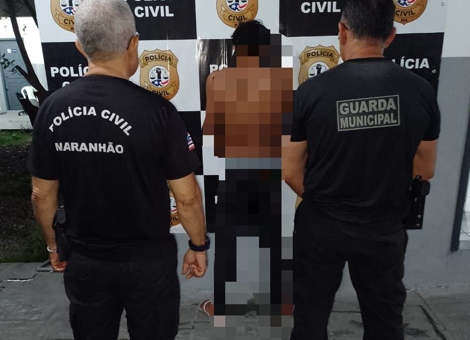 POLÍCIA CIVIL PRENDE ACUSADO DE VIOLÊNCIA DOMÉSTICA EM SÃO JOSÉ DE RIBAMAR