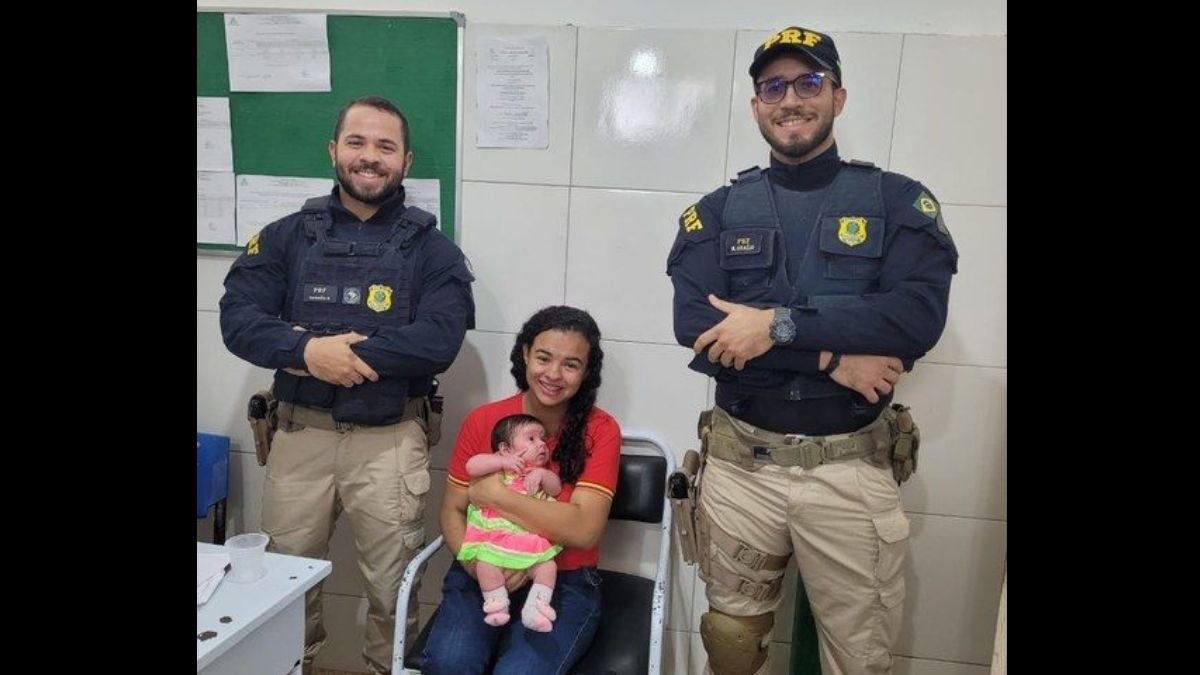 PRF no Piauí salva bebê de apenas 1 mês em estado de asfixia por engasgo