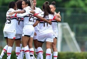 São Paulo goleia Santos por 4 a 0 no Brasileiro Feminino