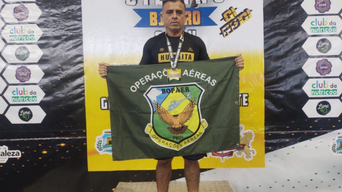 Sargento da Polícia Militar do PI conquista medalha de ouro no Campeonato Brasileiro de Jiu-Jitsu 2024